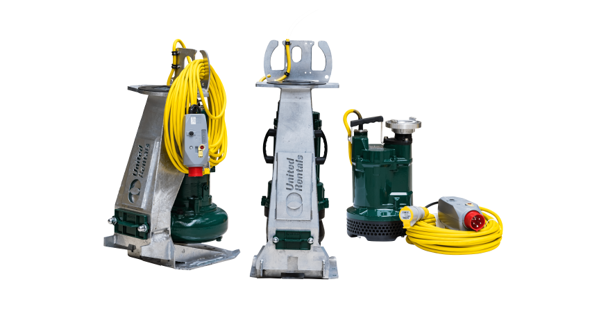 BBA submersible pumps from United Rentals.