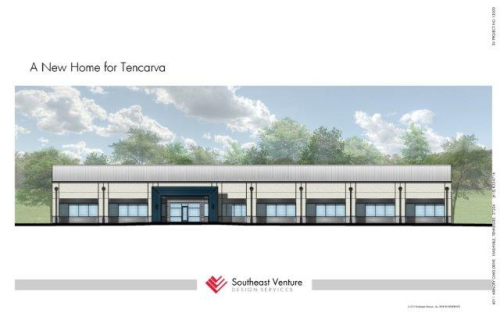 Architectural rendering of the new Tencarva Machinery Nashville Branch Office.