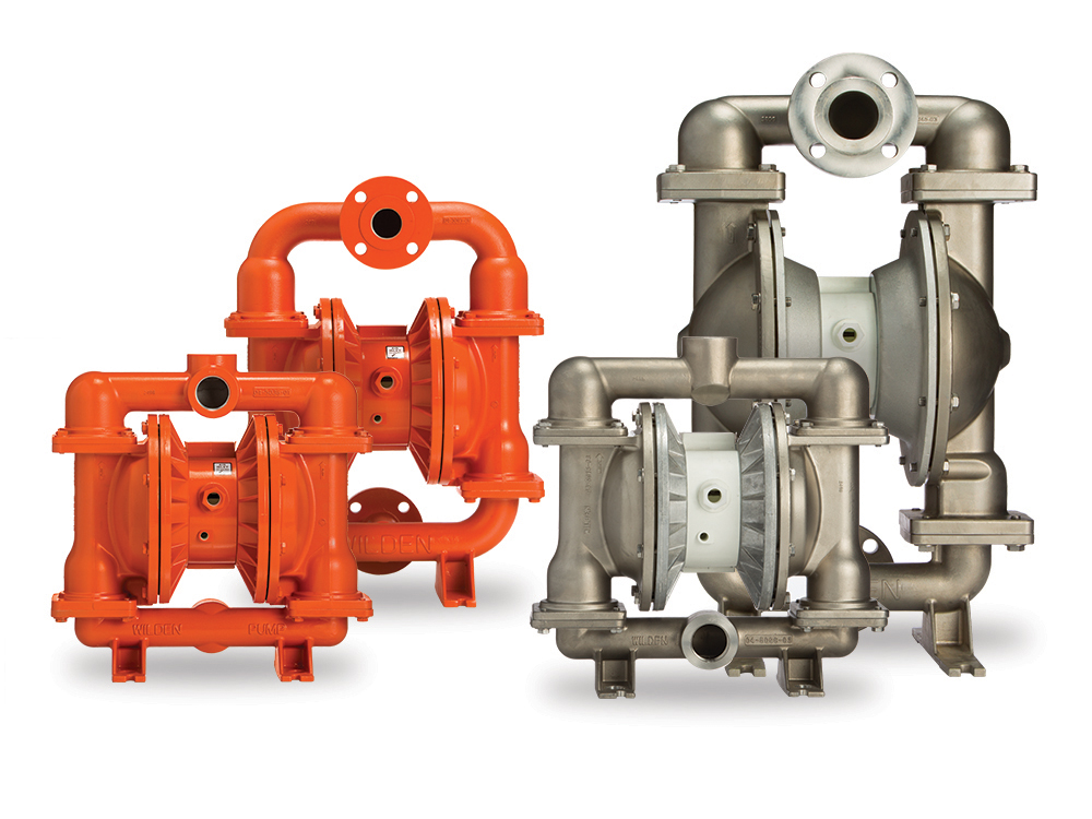 Wilden P420/430 and P820/830 FIT pumps offer the longest mean time between repair (MTBR).