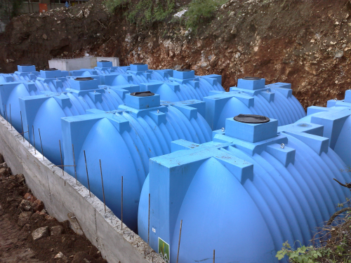 The modular  wastewater  treatment plant at Hotel Lafodia, Croatia.